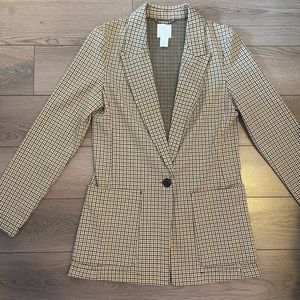 Plaid Blazer